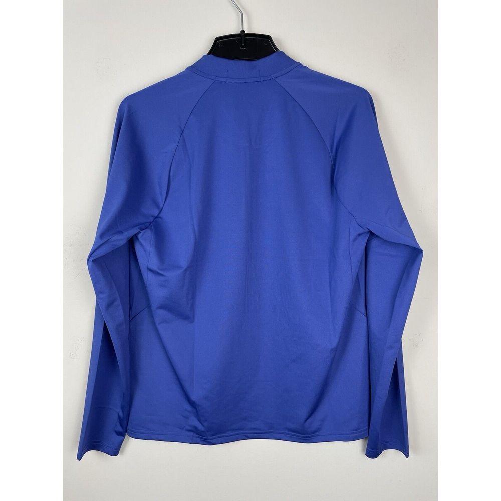 NEW RLX Ralph Lauren Quarter Zip Blade Pullover Mens Medium Blue‎ Pro Fit Golf - Picture 3 of 9